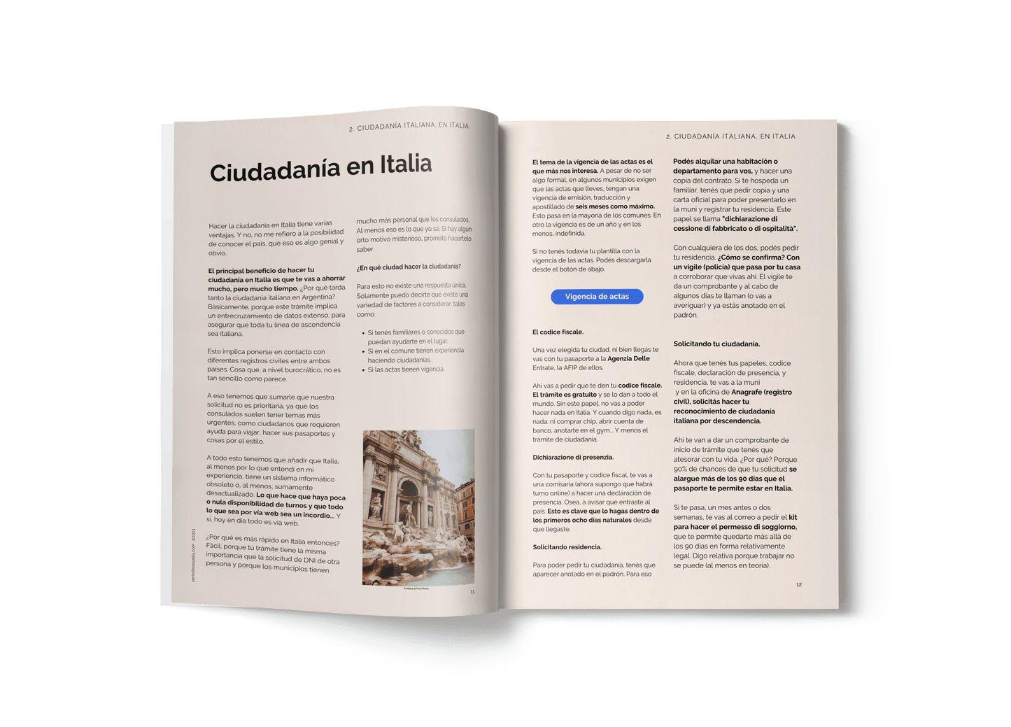 Ciudadanía italiana en Italia - Guía completa